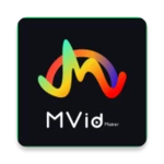 mvid lyrical video maker 2022 android application logo